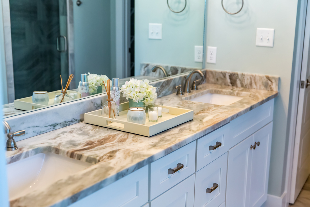 Picture of Stunning Bathroom Countertops Design Ideas 2023 - Experience Luxury ...